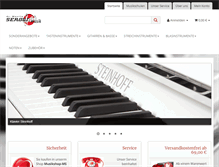 Tablet Screenshot of musikshop-ms.de